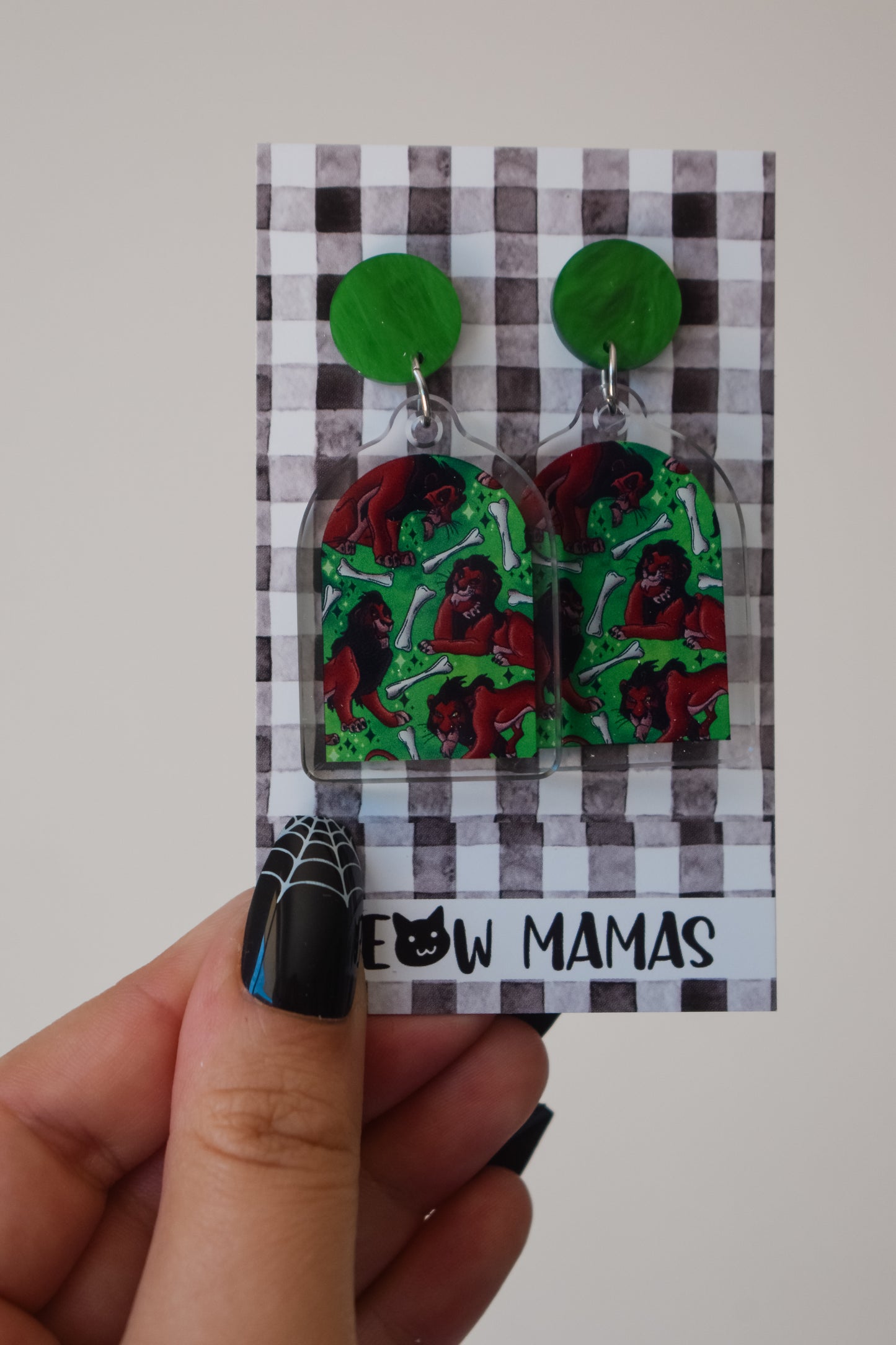 Long live the king acrylic dangles