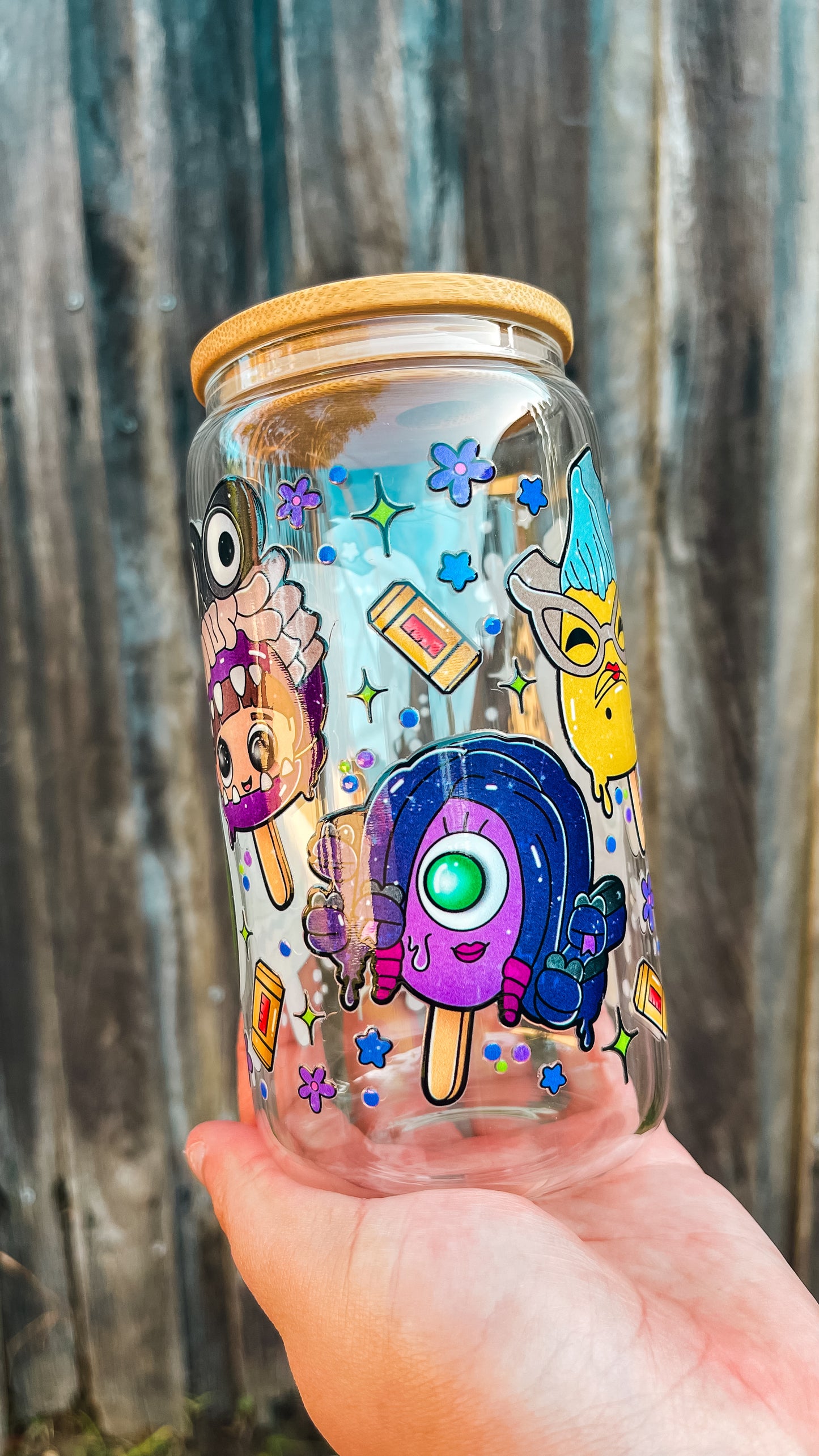 Popsicle monsters cup