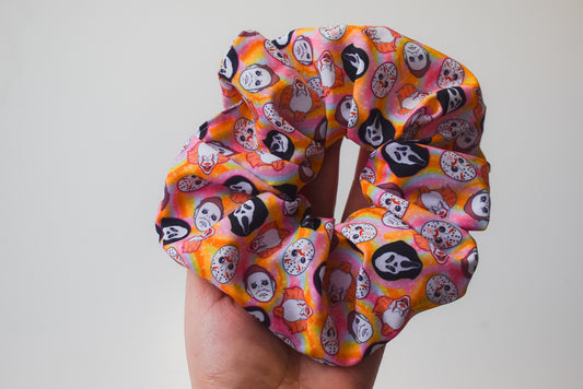 Pastel horror scrunchie