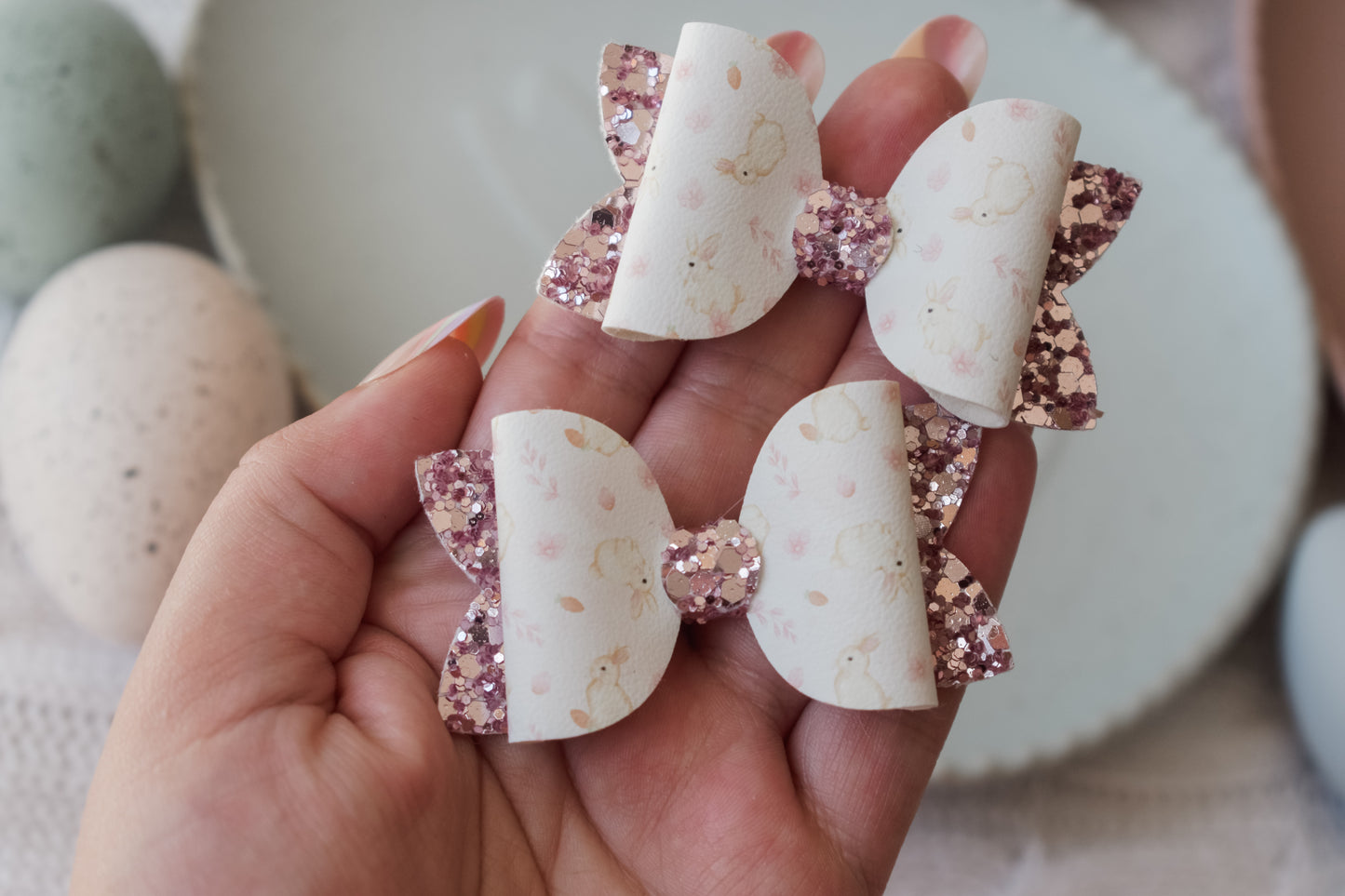 Delicate bunny pigtails