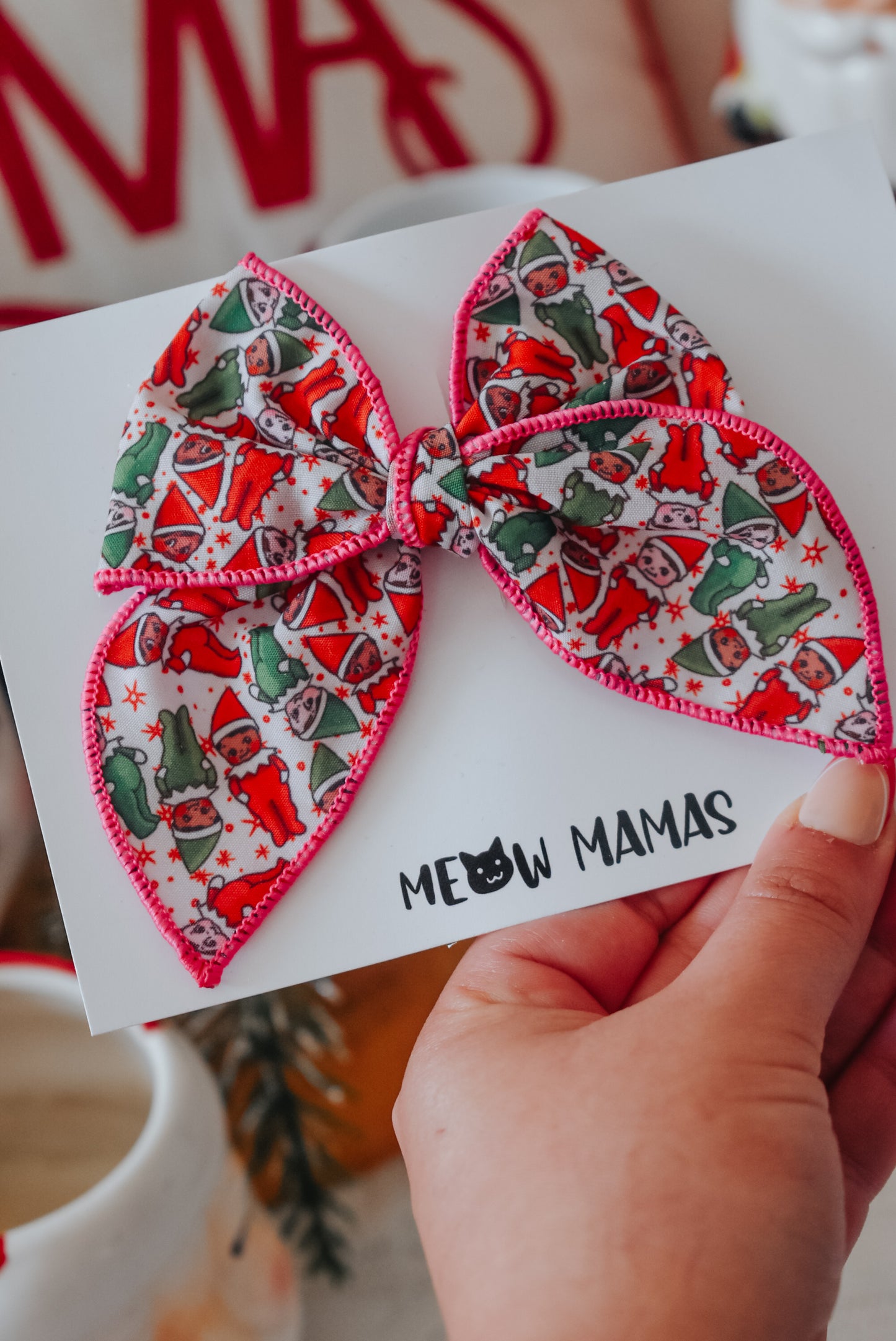 Kewpie elves mini whimsical sailor bow