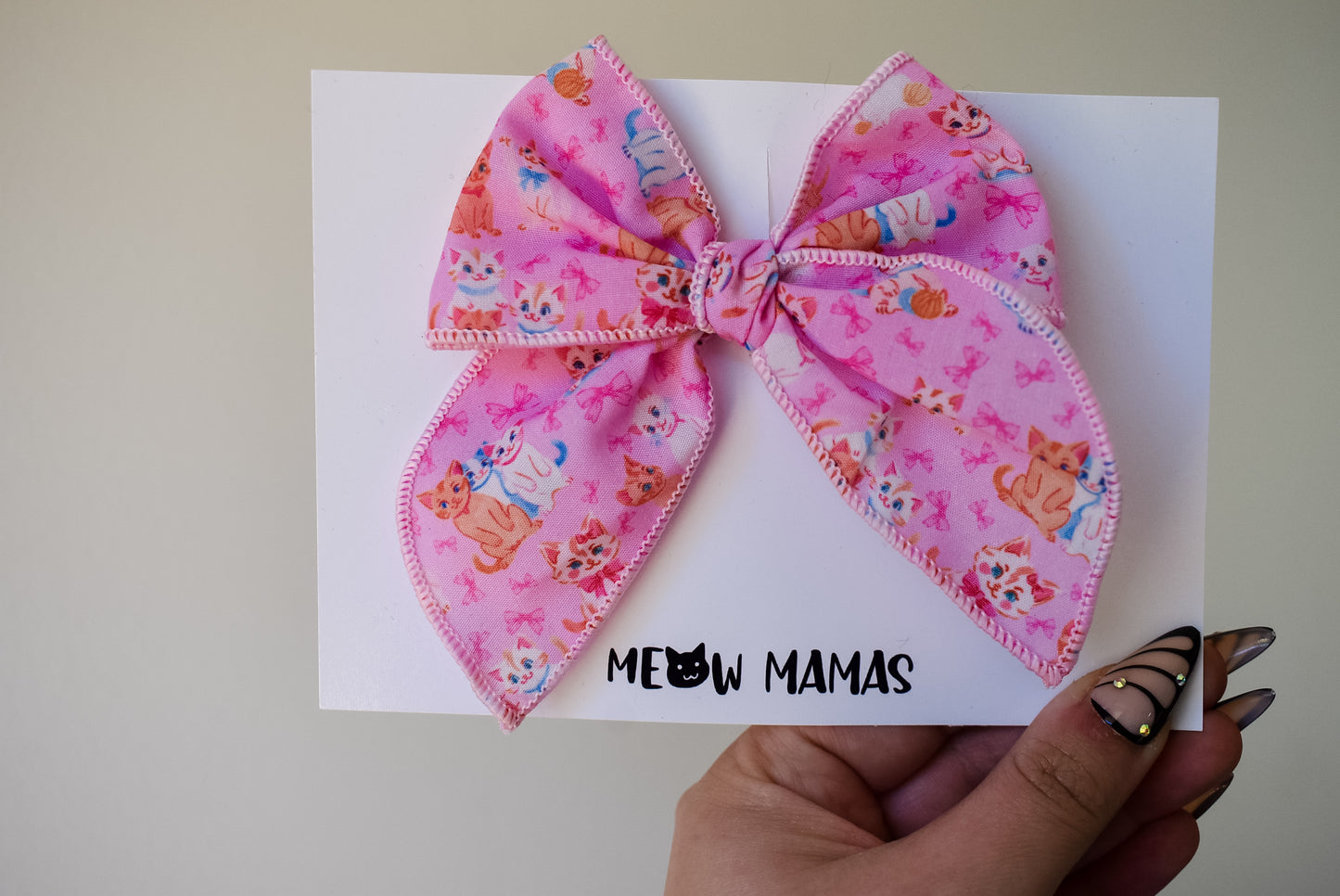 Kitties mini whimsical sailor bow