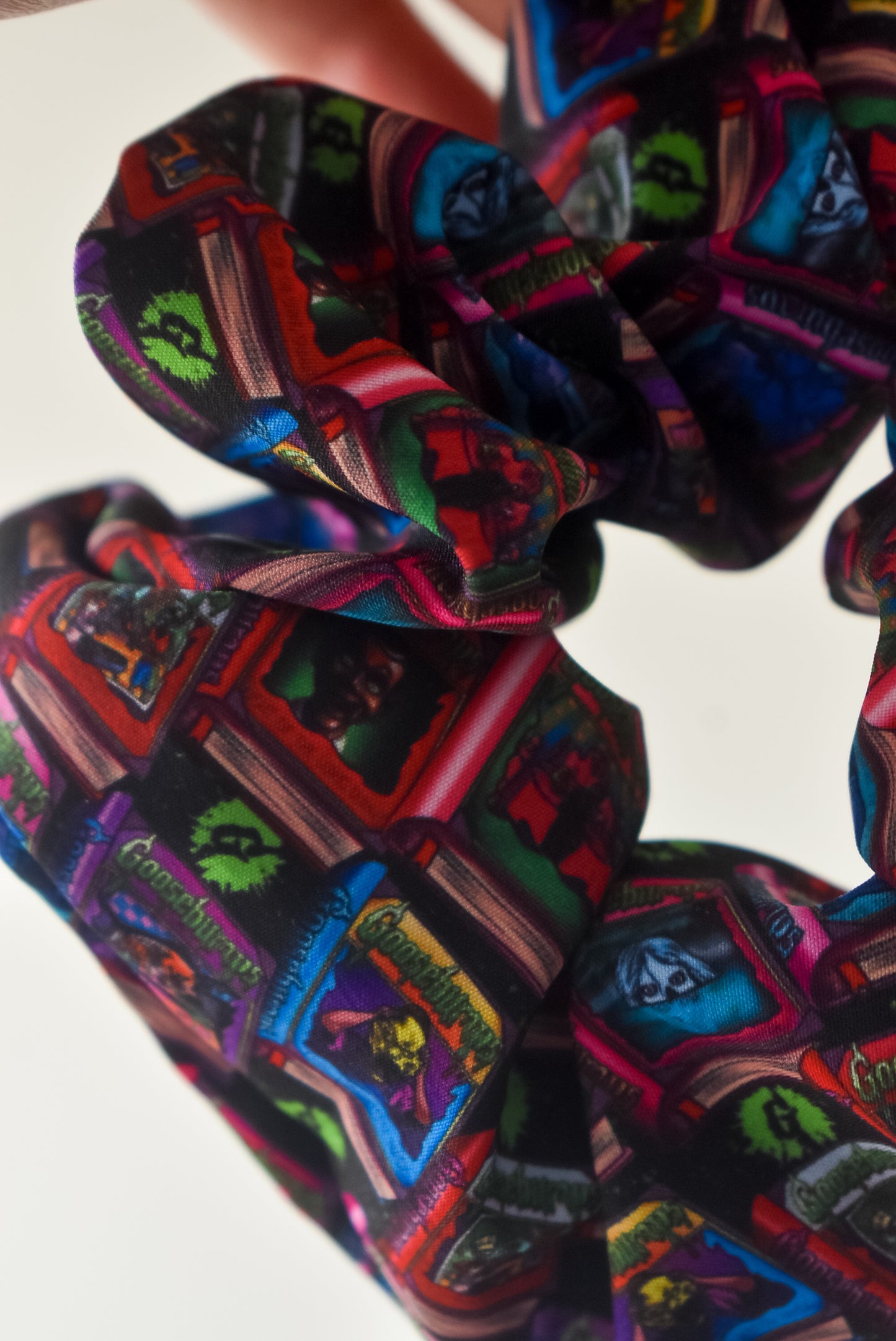 Goosebumps books scrunchies