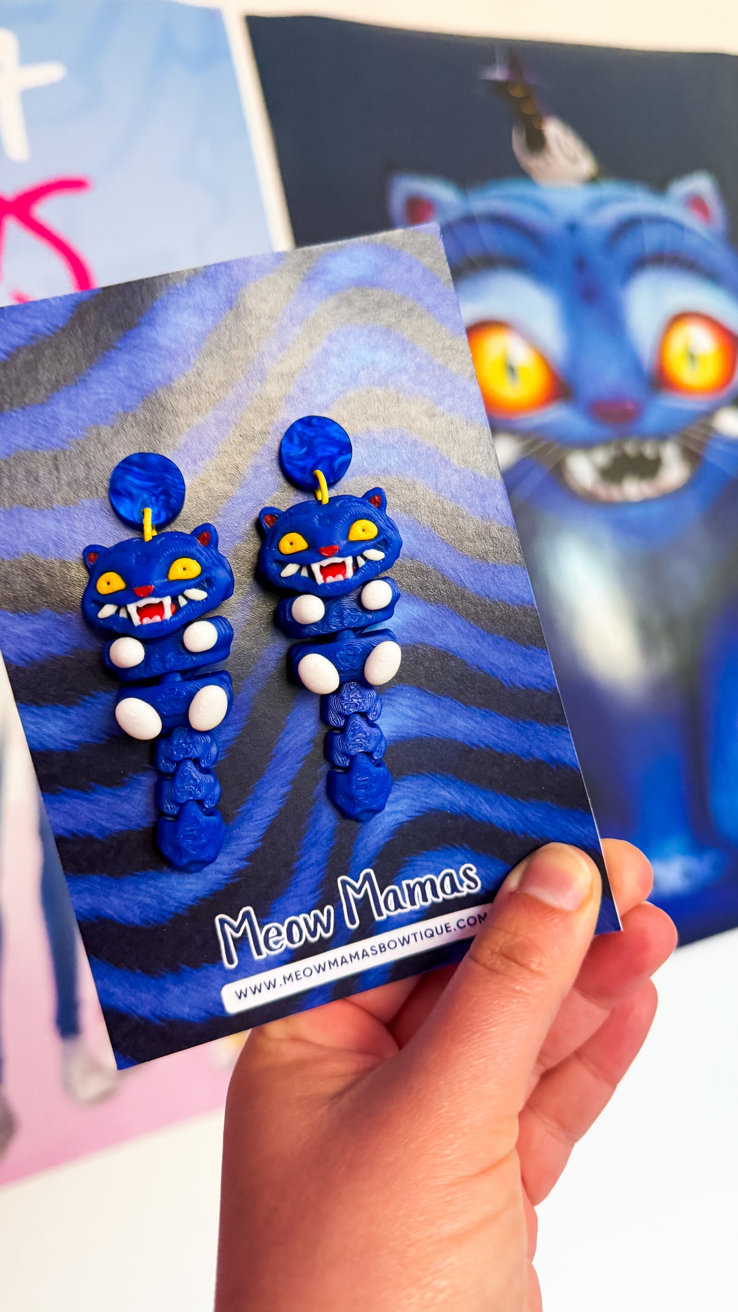 Flexi Derpy K pop dangle earrings