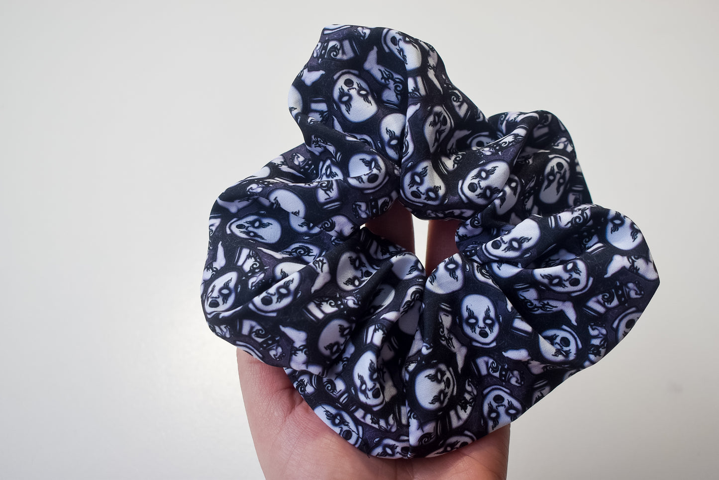 Haunted doll parts scrunchie