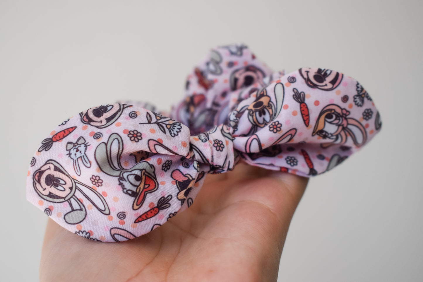 Easter mouse crew small twist scrunchie