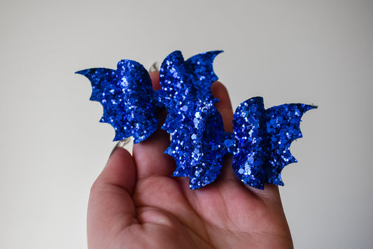 Bat pigtails BLUE