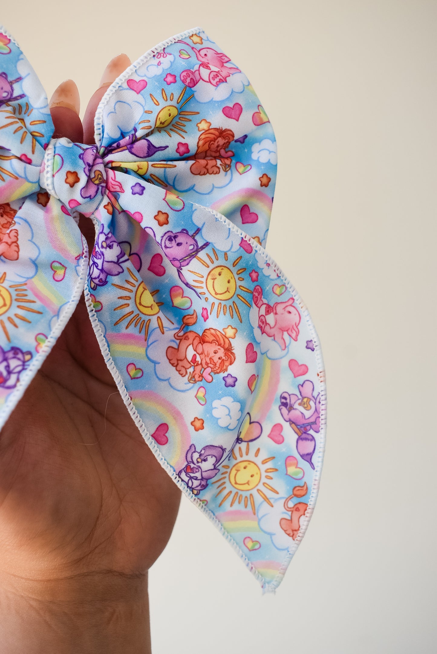 Carebear cousins 5 inch hand tied sailor bow