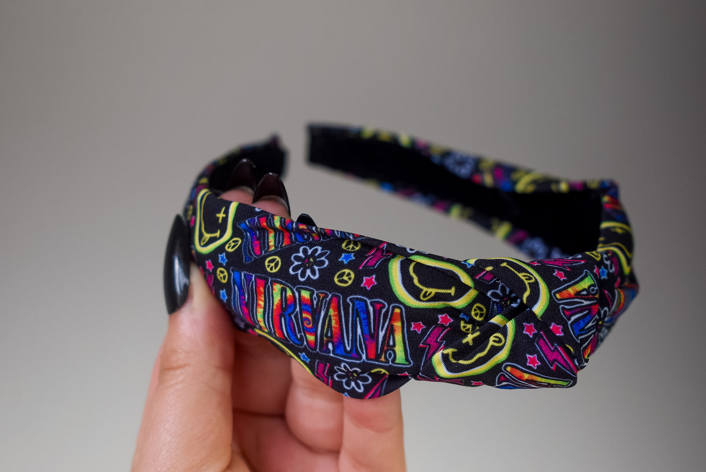 Nirvana Top Knot hard headband