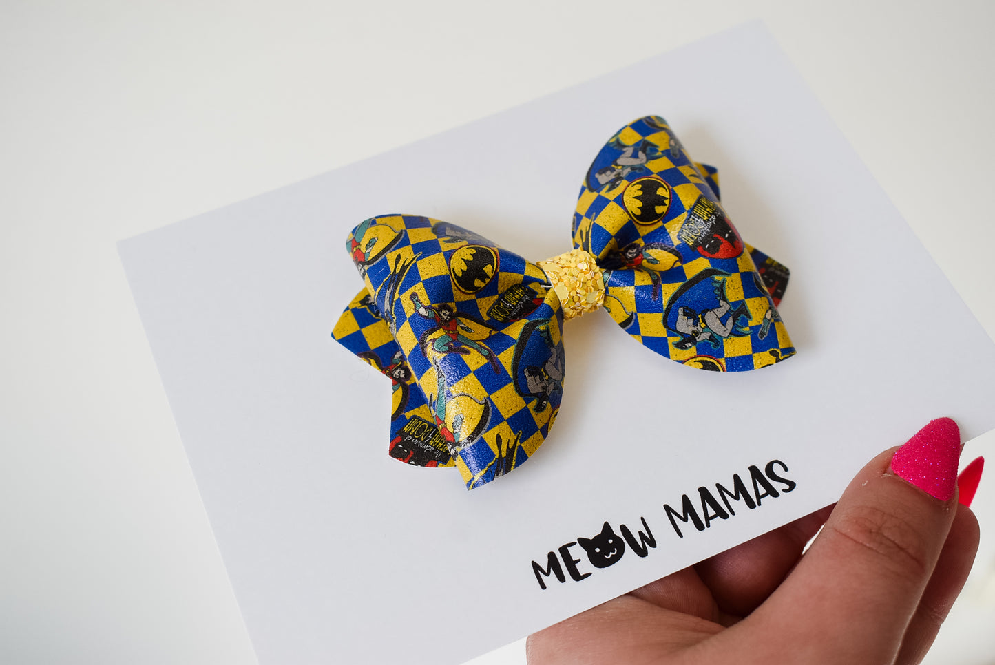 Retro Batman punch bow
