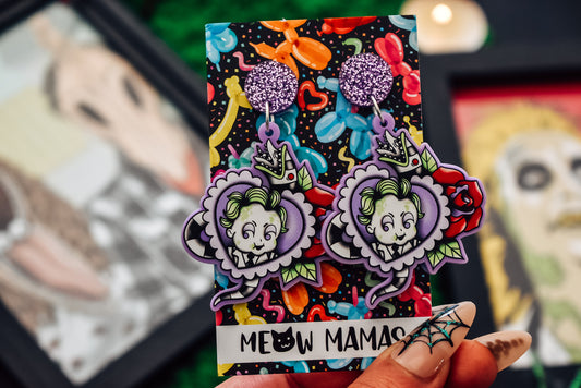 Ghost with the most Acrylic earrings