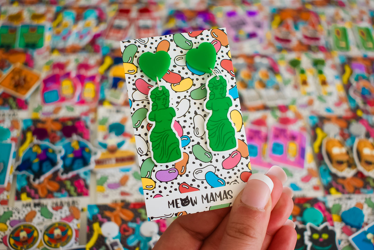 Gummi venus de milo dangle earrings