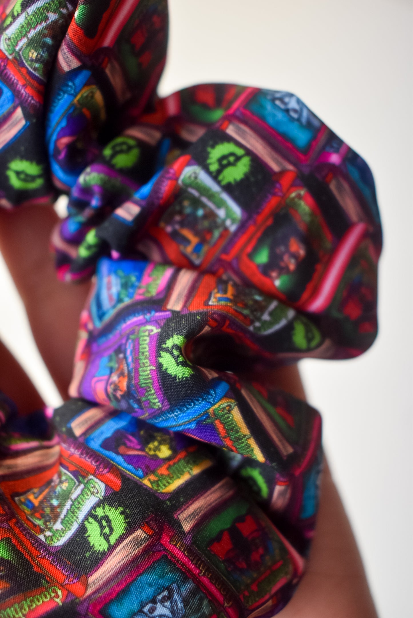 Goosebumps books scrunchies