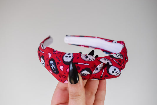 Real men chase you Top Knot hard headband