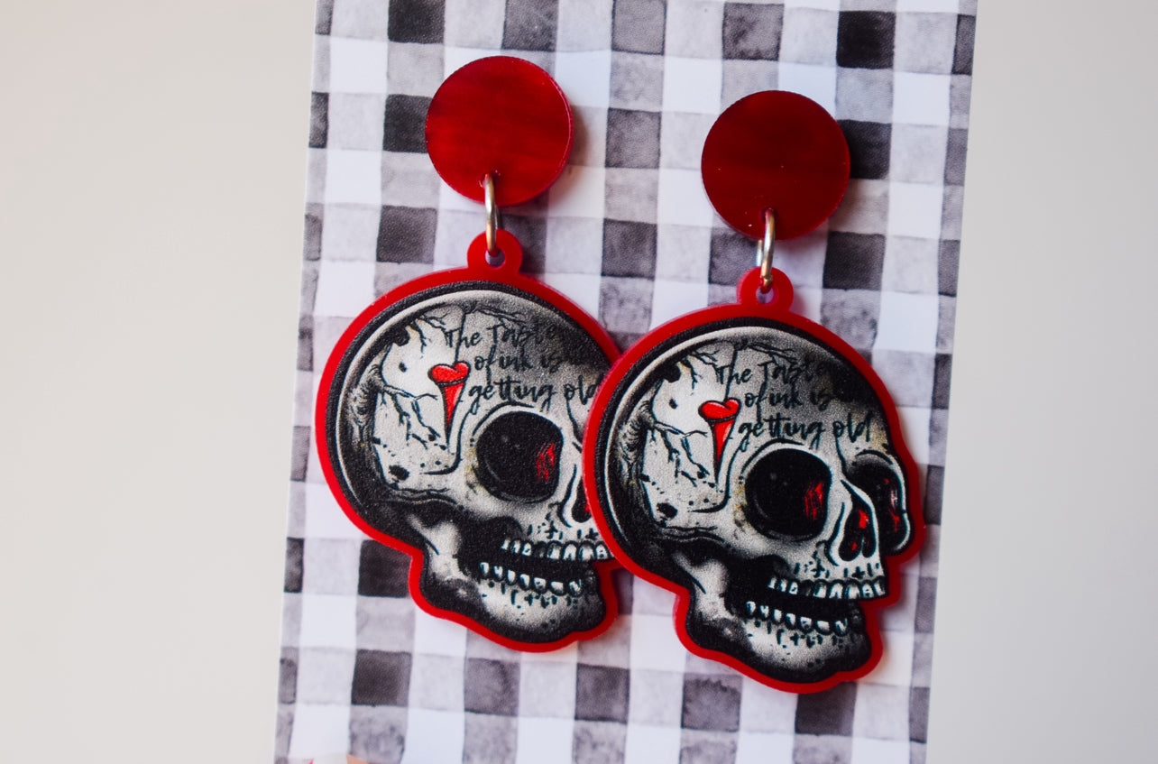 The Used - In love and death album Acrylic earrings