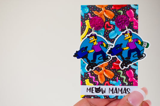 Technical difficulties dangle earrings