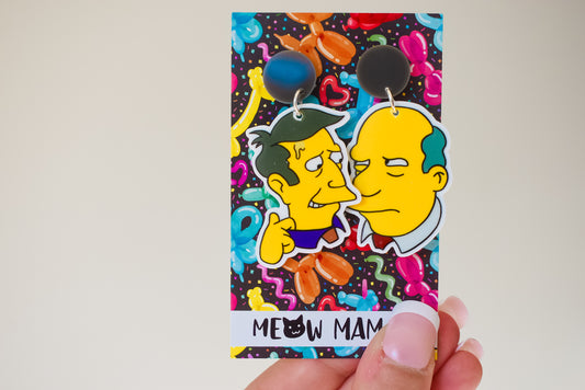 Skiiiiiiiinner dangle earrings