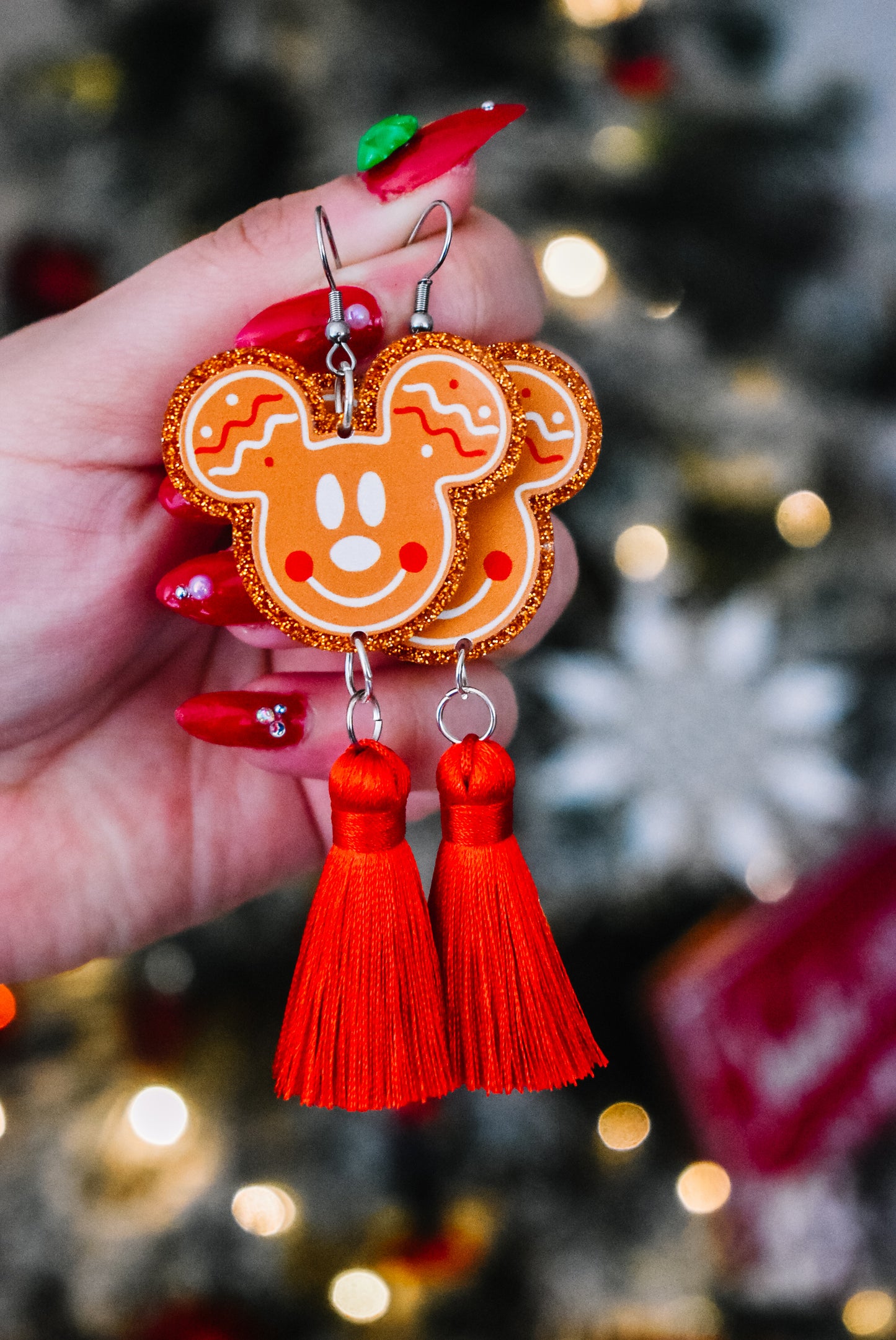 Mickey statement Christmas dangles