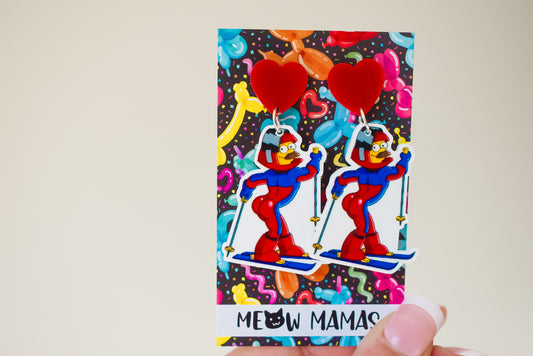 Stupid sexy flanders dangle earrings