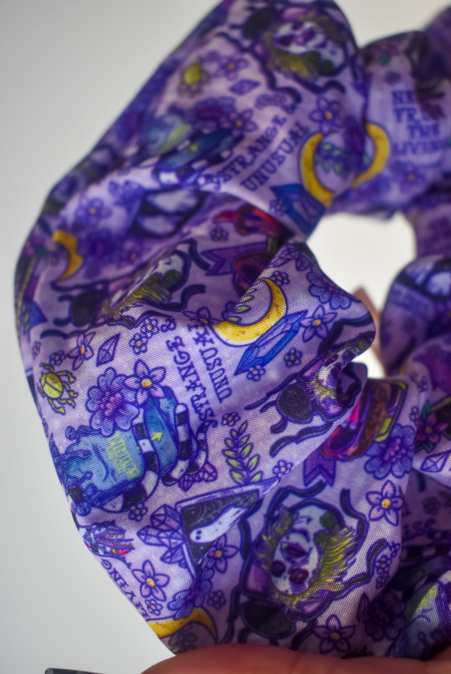 Floral beetlejuice scrunchies