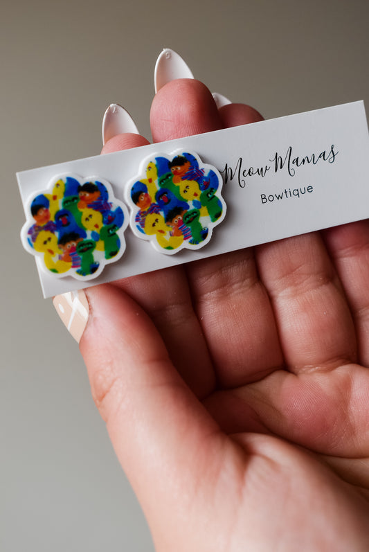 Sesame stud earrings