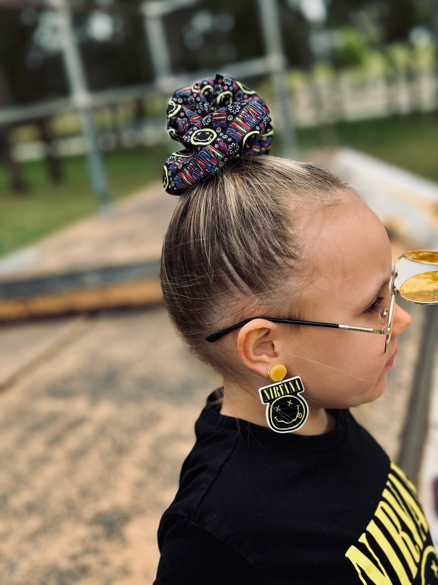 Nirvana scrunchie