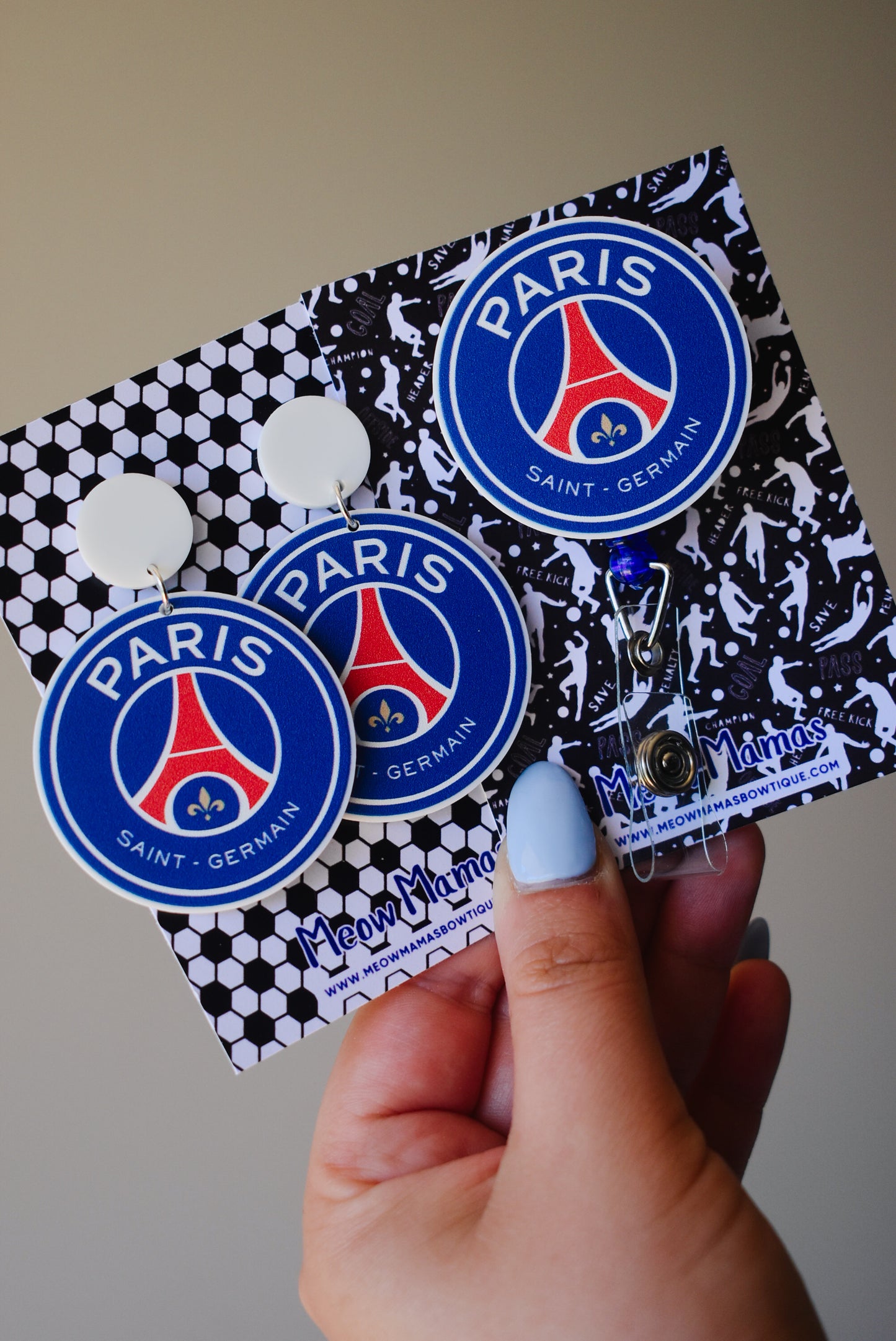 Paris Saint Germain F.C earrings