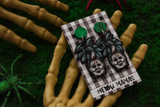 Michael Meyers planter Acrylic earrings