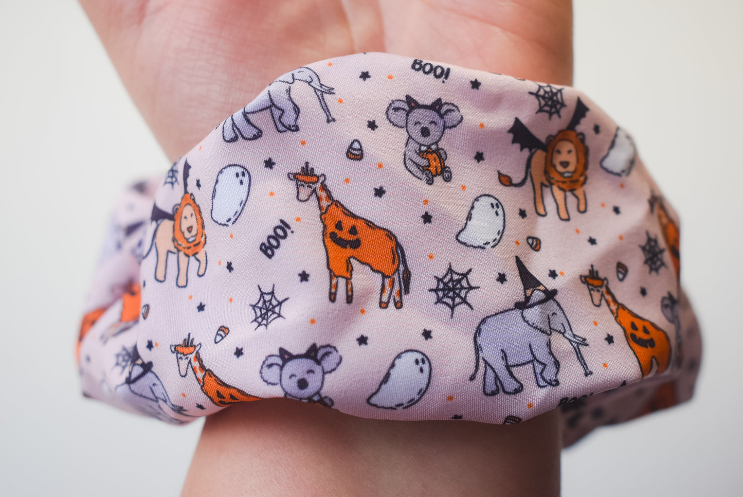 Spooky zoo scrunchies