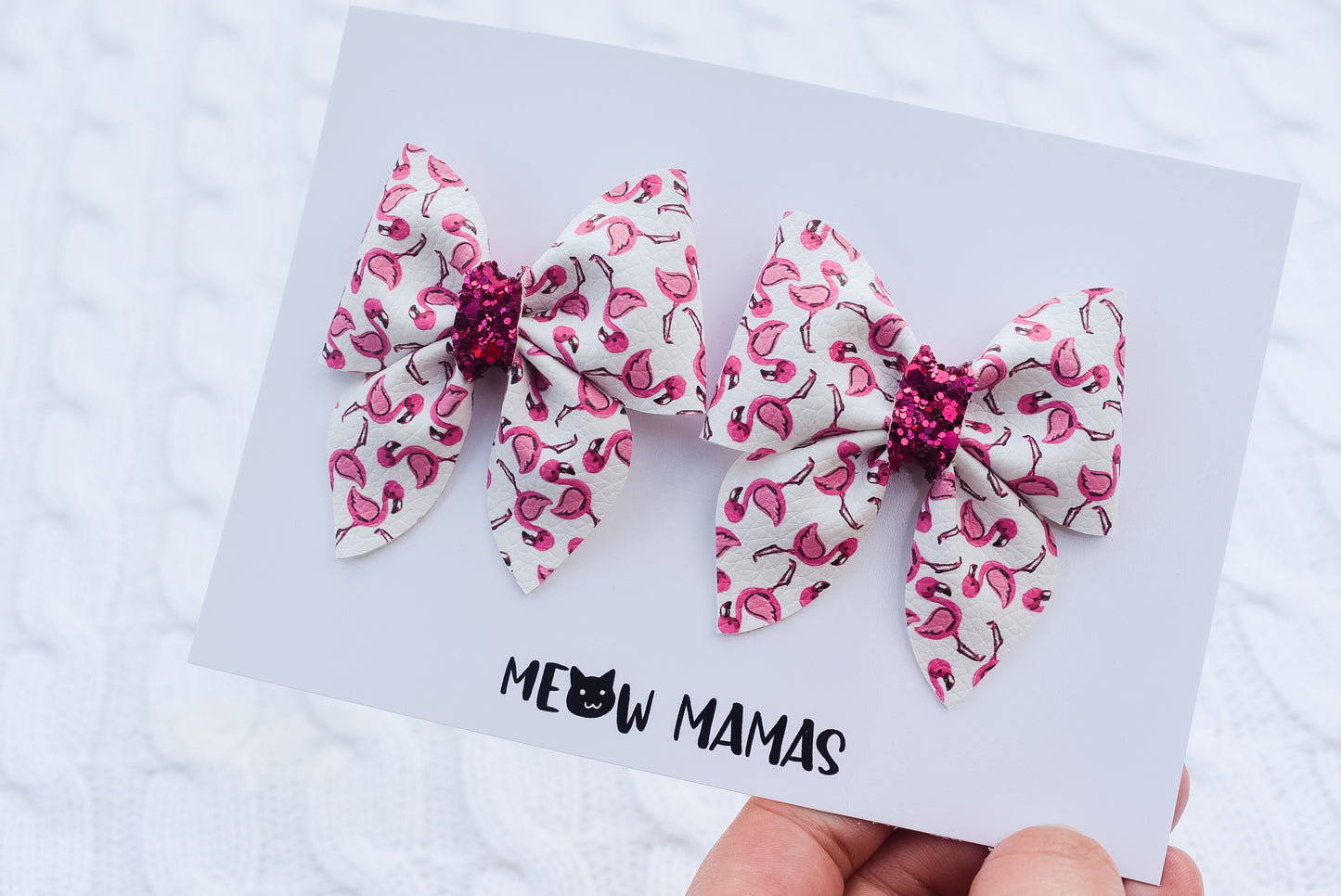 Flamingo mini sailor pigtail set