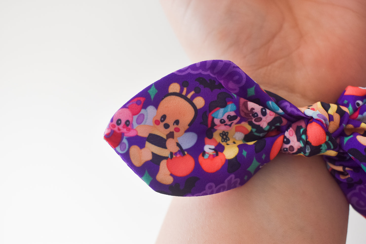 Trick or treat cuties small twist scrunchie