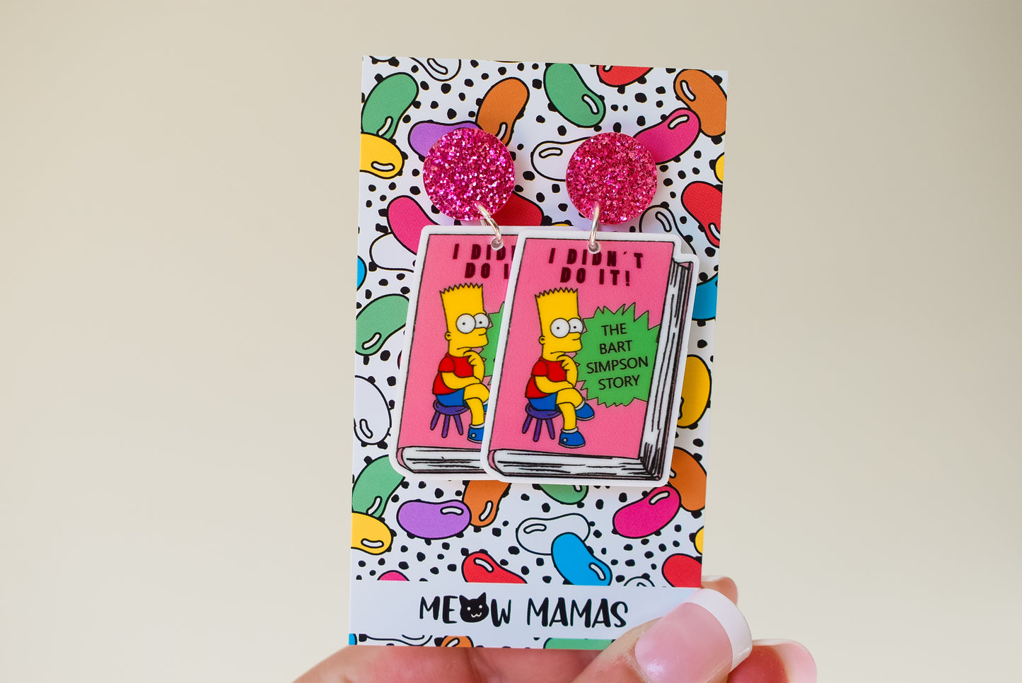 I didnt do it dangle earrings