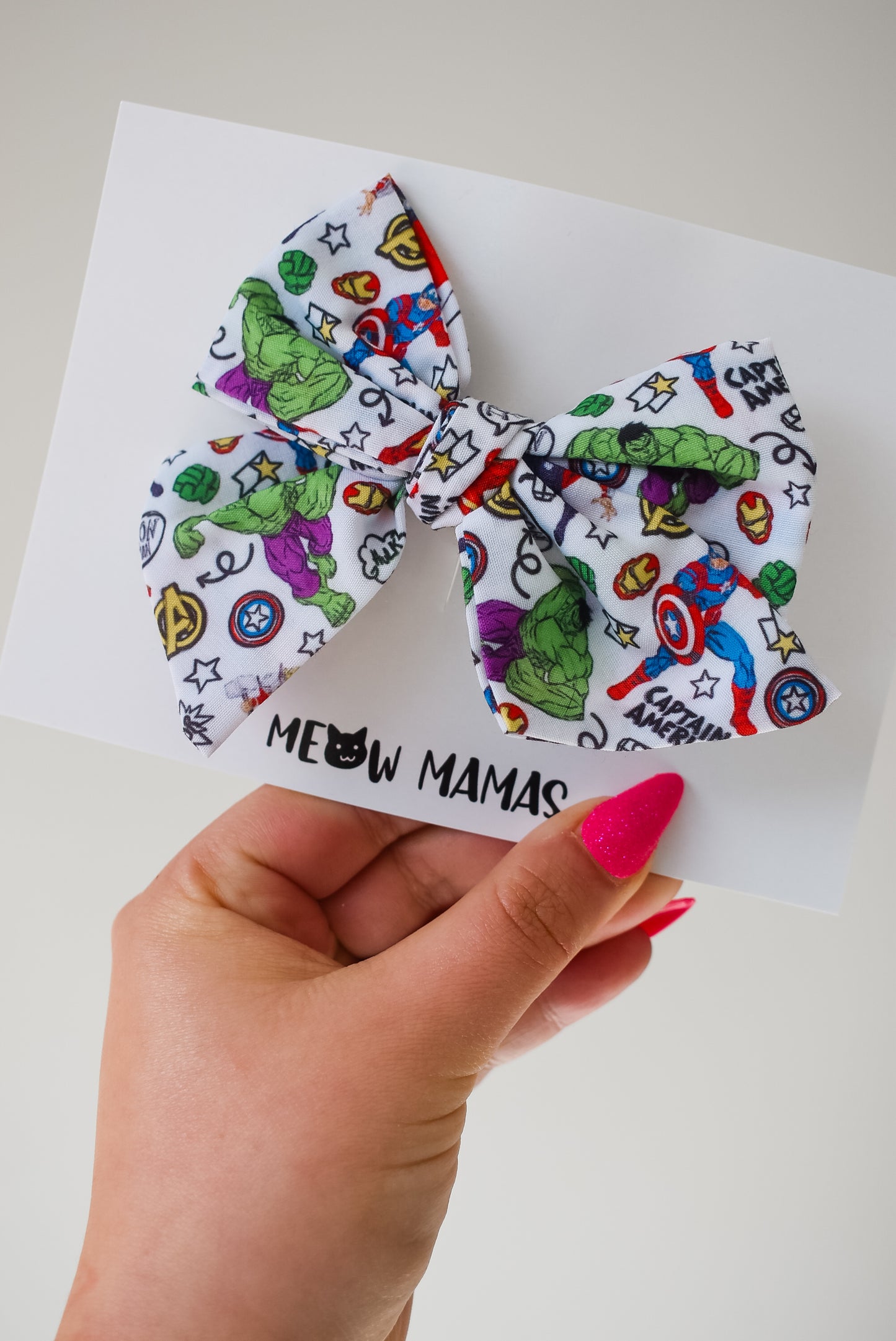 Avengers mashup Pinwheel bow