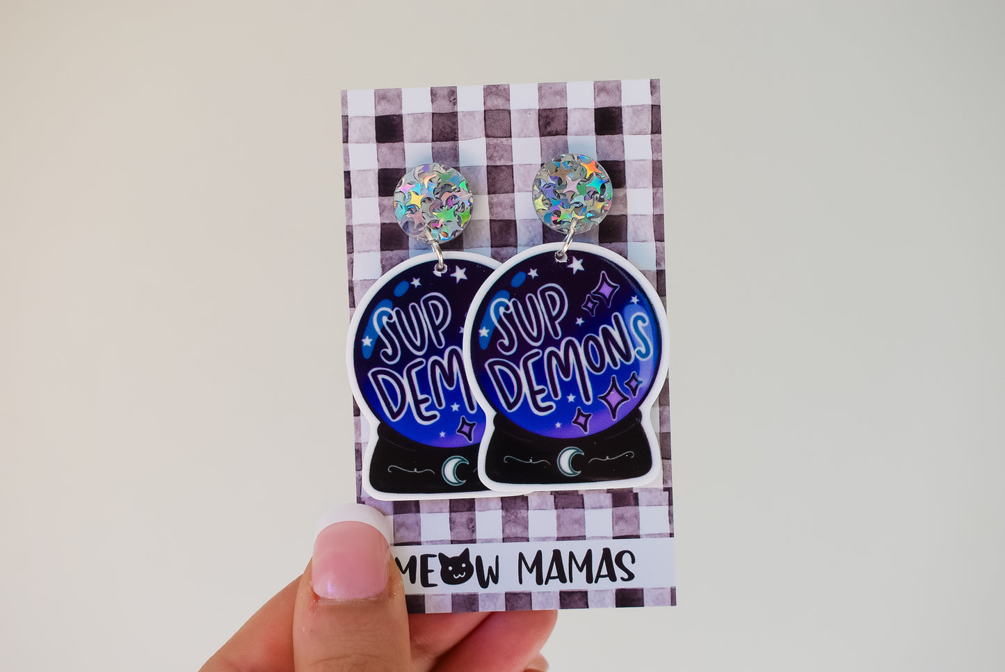 Sup demons dangle earrings