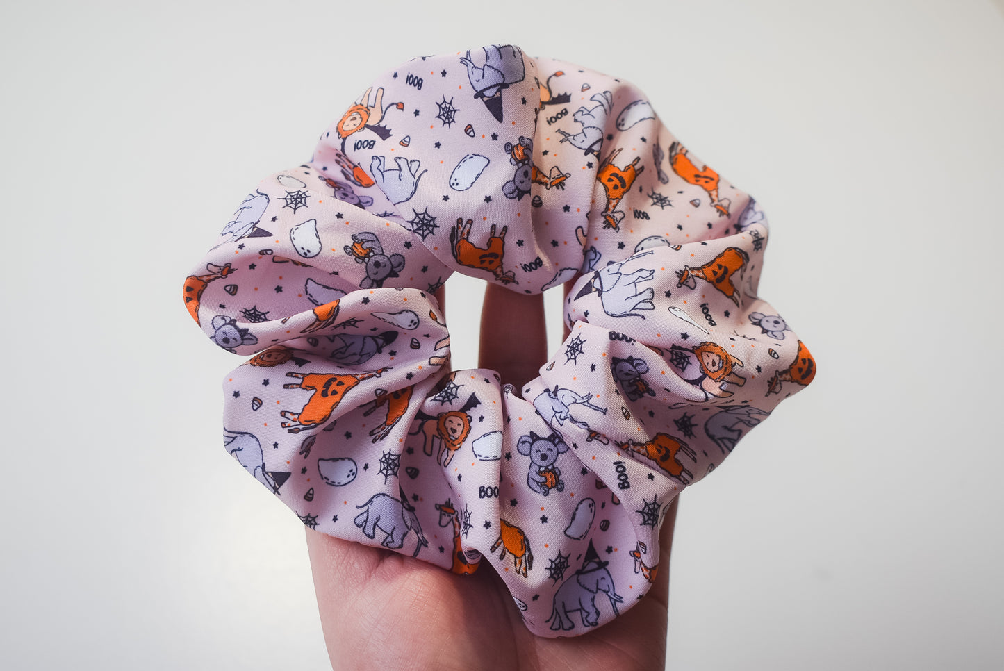 Spooky zoo scrunchies