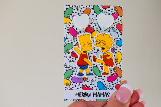 Its your own fault dangle earrings