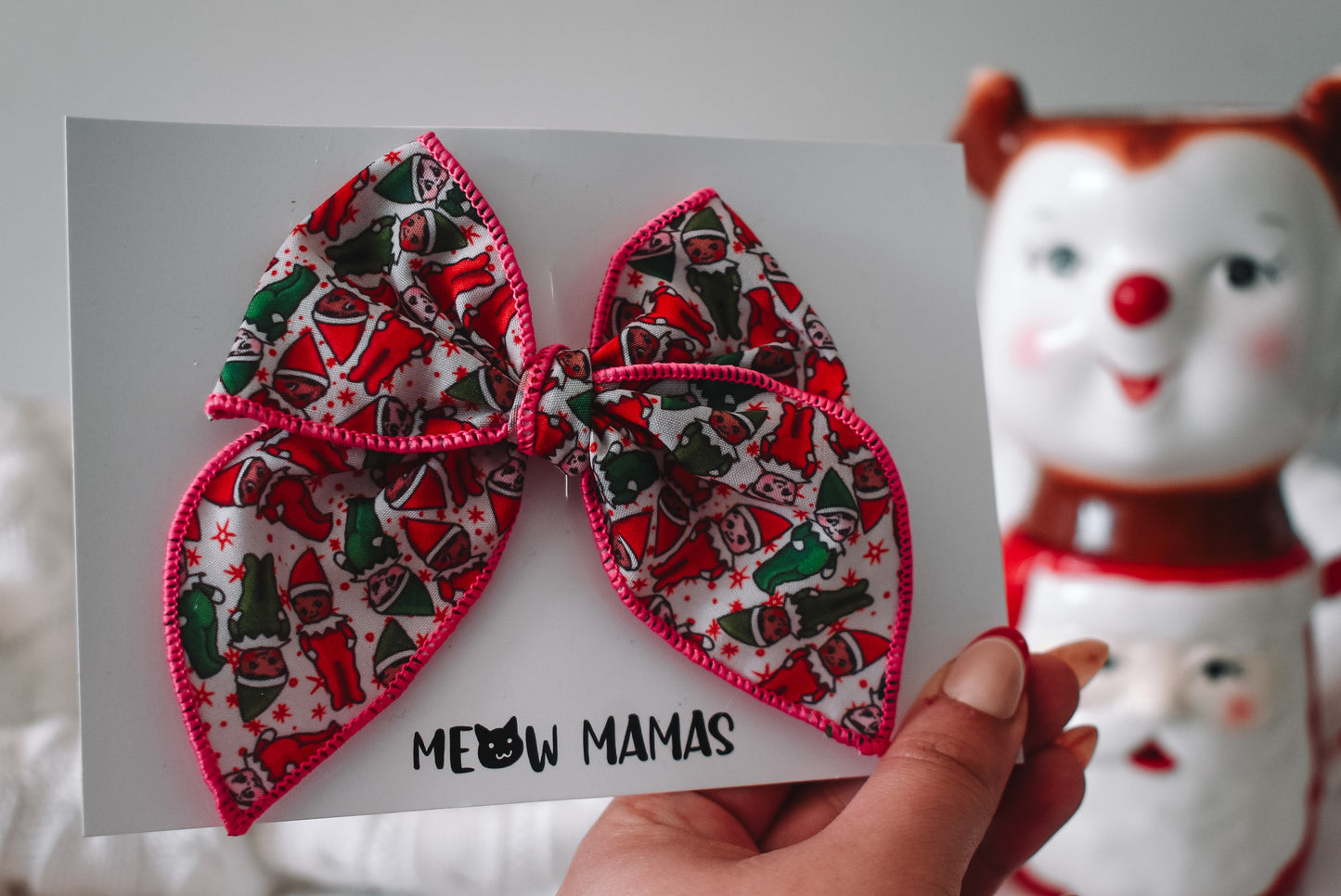 Kewpie elves mini whimsical sailor bow