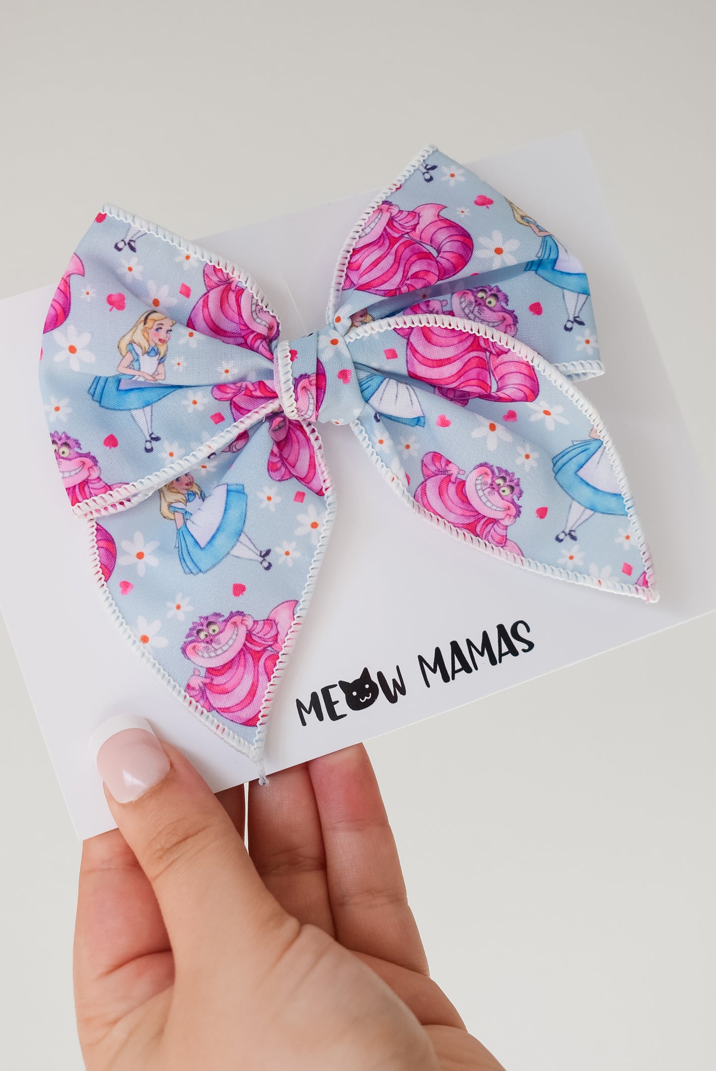 Alice mini whimsical sailor bow