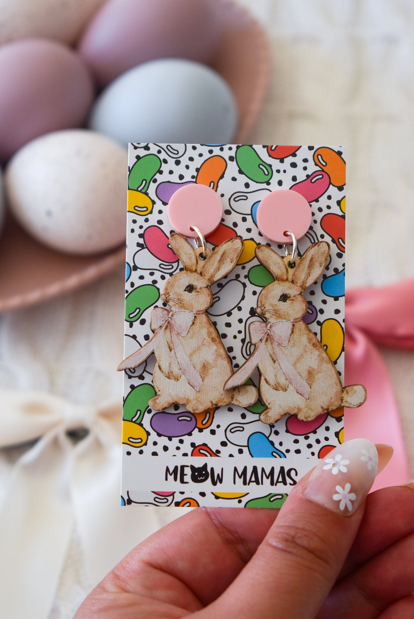 Bunny coquette earrings