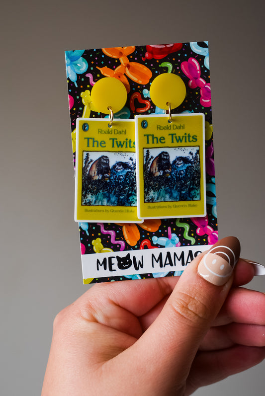 The Twits dangle earrings