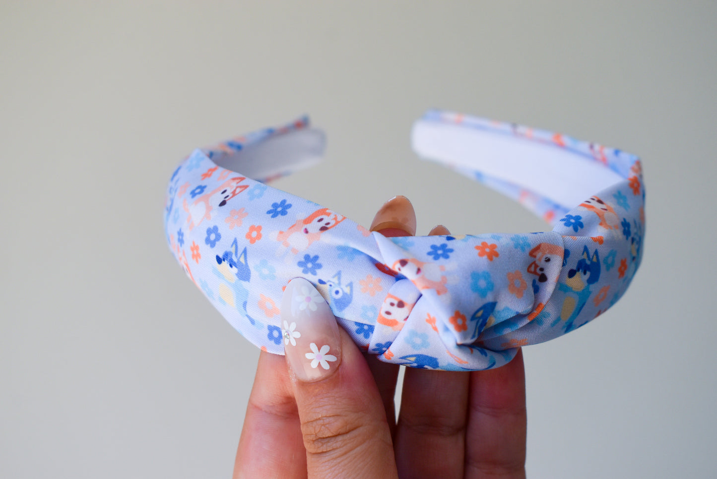 Pastel Daisy Heeler mashup hard headband