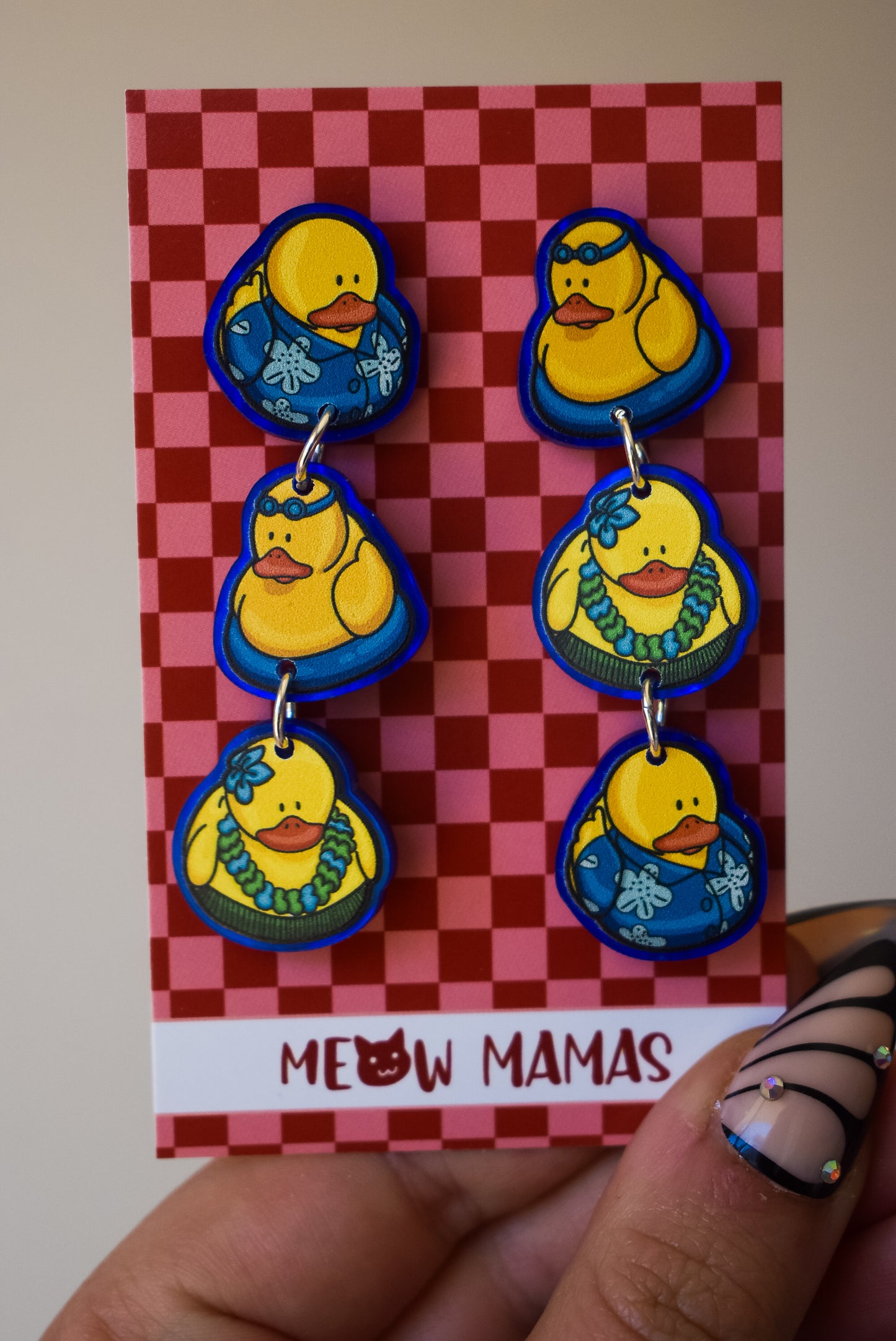 Cruise ducks dangle earrings HOLIDAY DUCKS