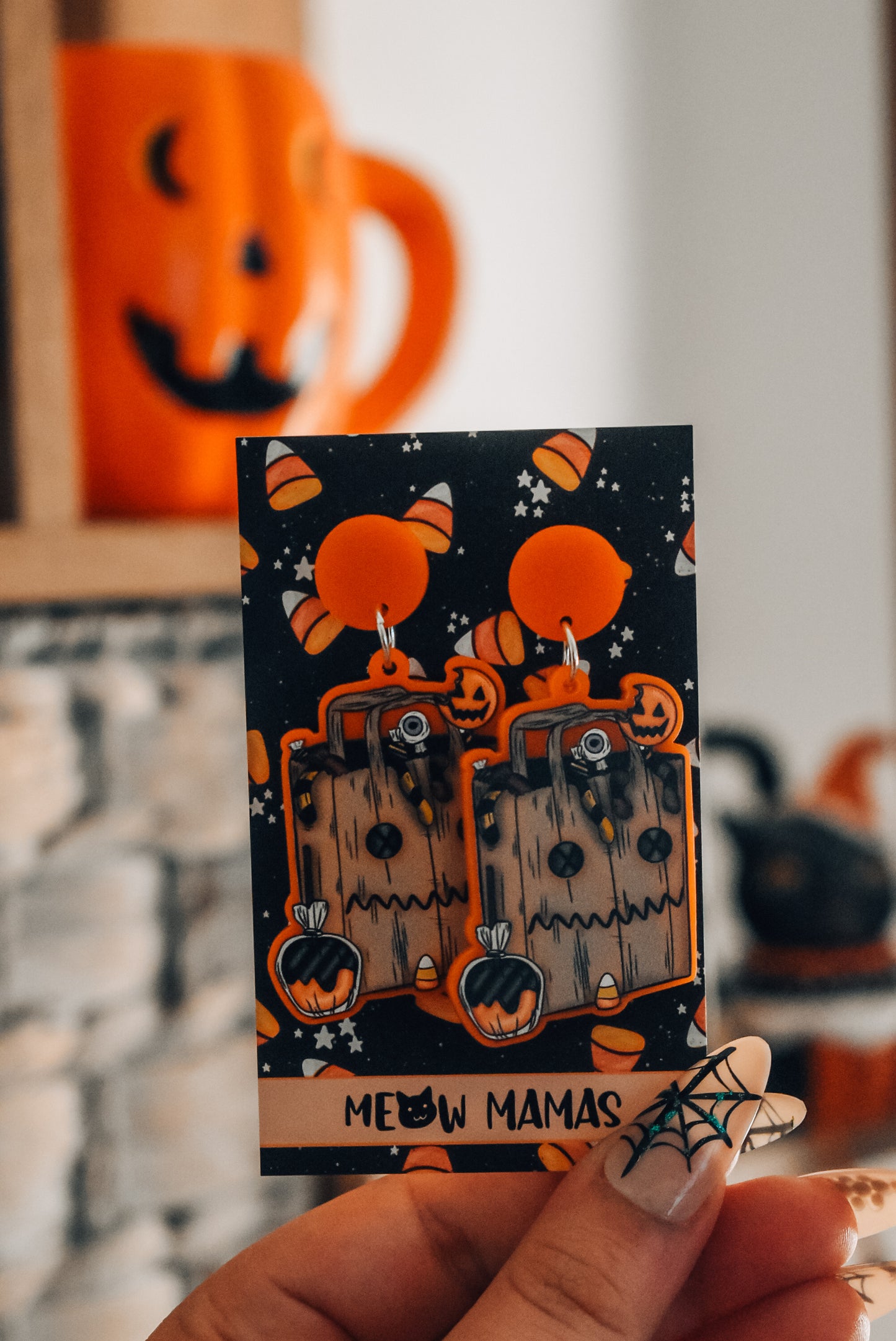 Check your candy Acrylic earrings