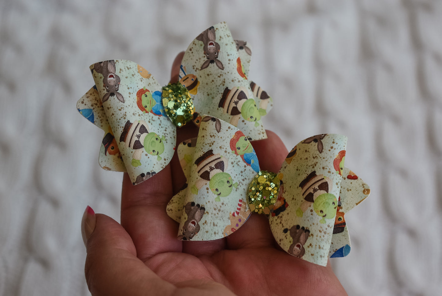 Shrek pigtail set