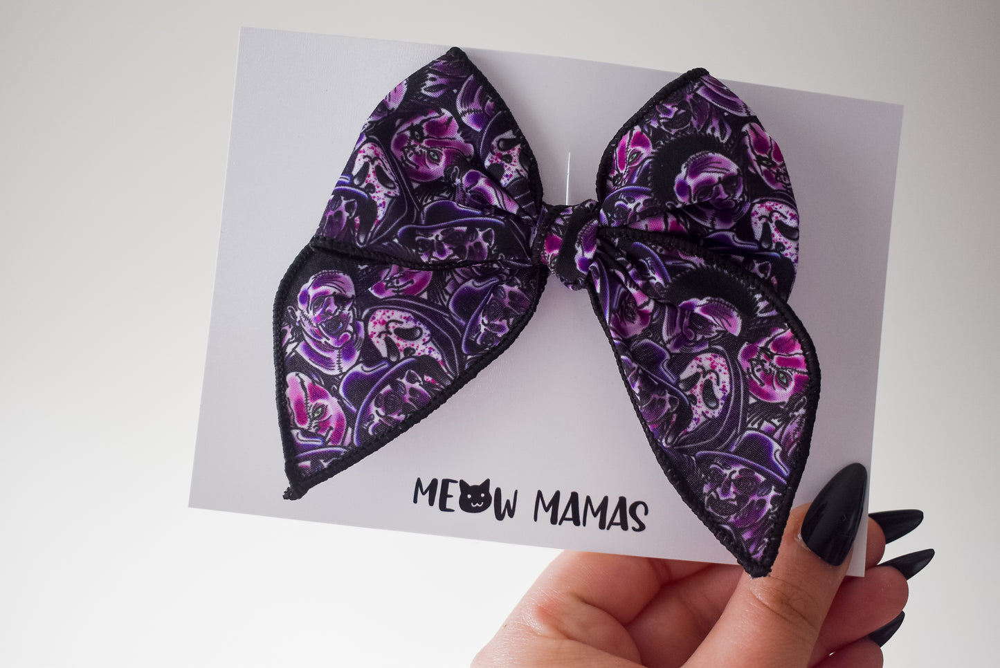 Horror neons mini whimsical sailor bow