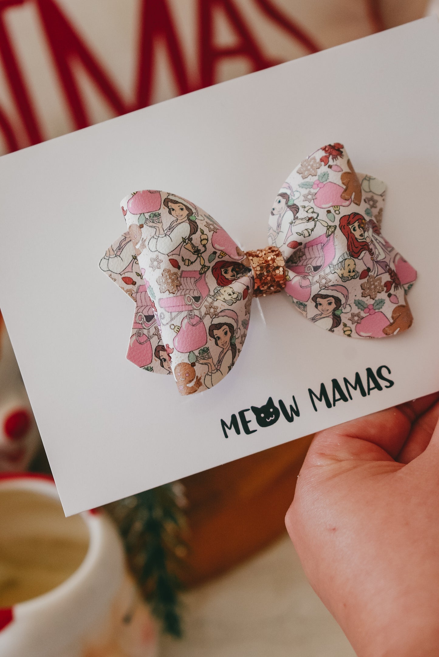 Christmas princess bow