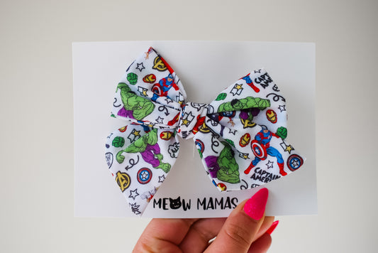Avengers mashup Pinwheel bow