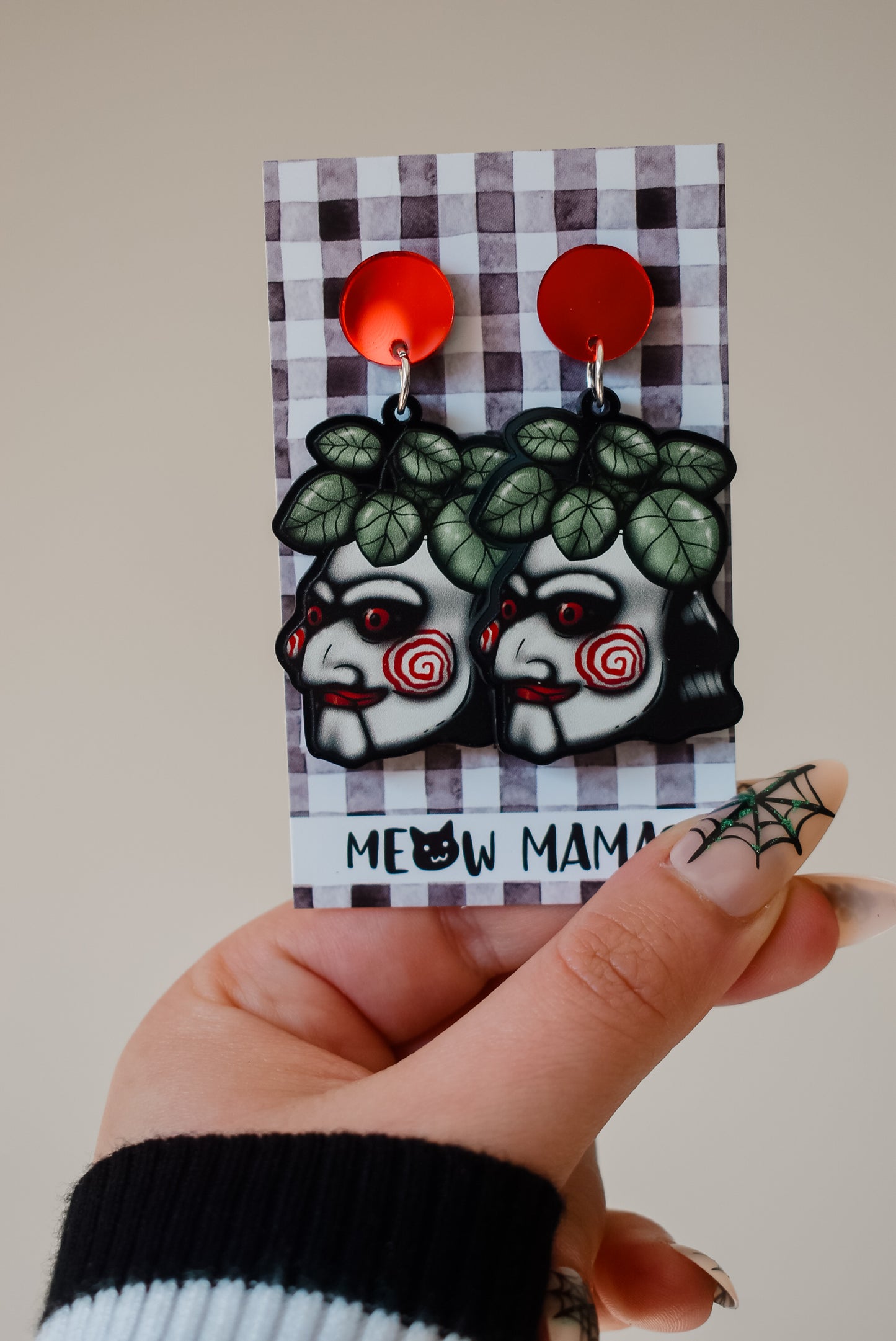 Jigsaw Acrylic earrings