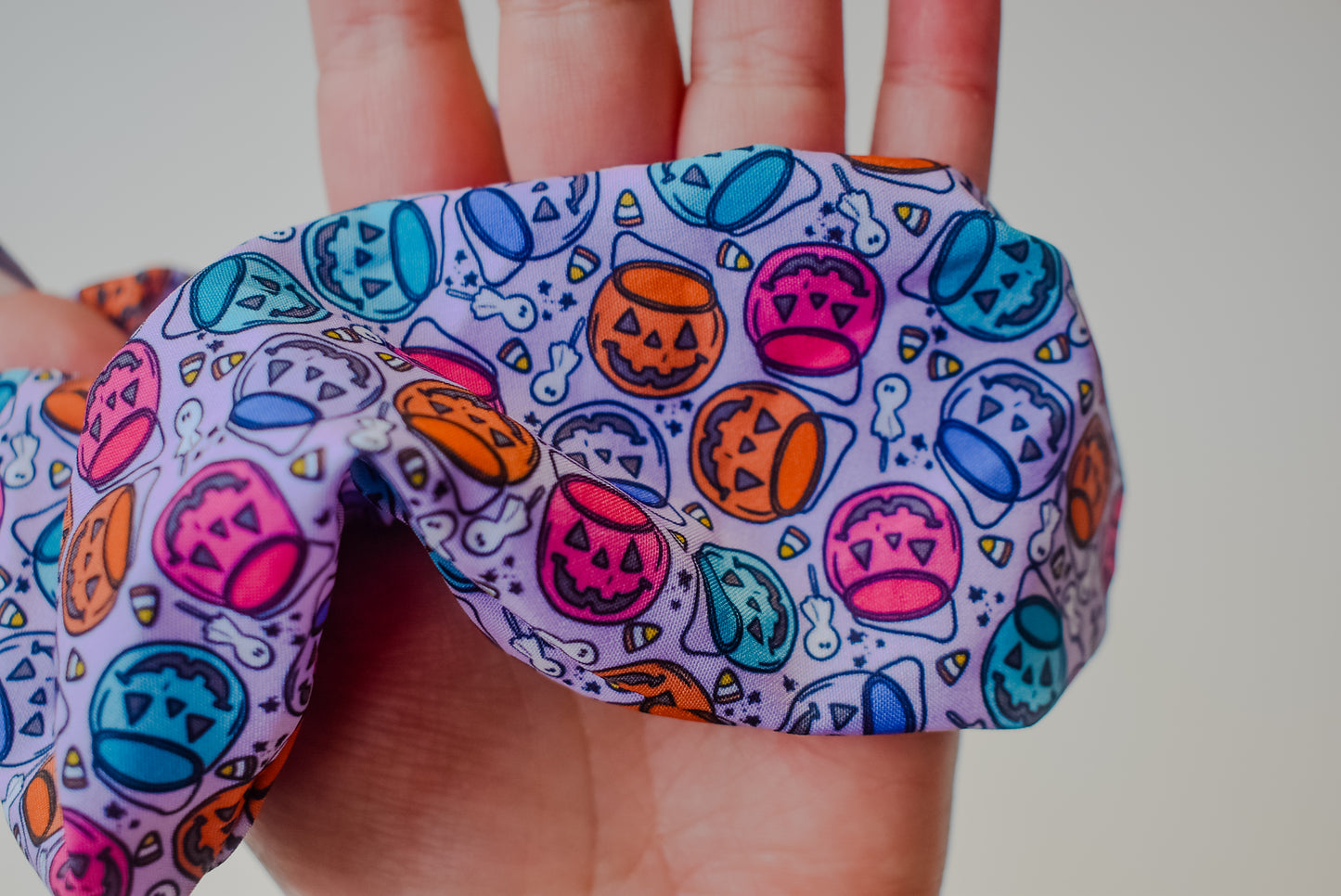 halloween bucket scrunchies