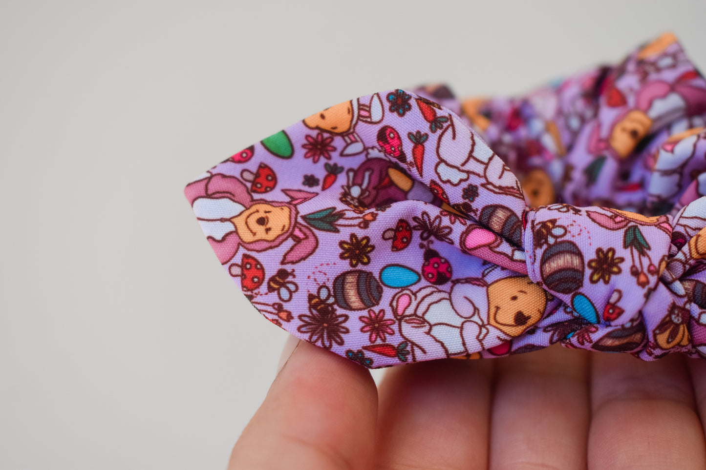 easter pooh small twist scrunchie